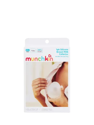Munchkin Silicone Breast Milk Collector Cups and Storage Plugs