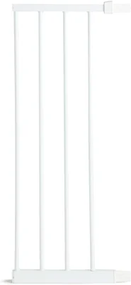 Munchkin Stair Gate Maxi Secure Toddler & Baby Gate 76-82cm extends up to 117cm with separately sold extensions | Pressure Fit Baby Safety & Dog Gate for Doorways | No-Screw Install Child Gate, White