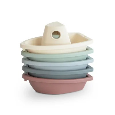 Mushie Bath Play Set - Boats Ocean