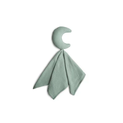 Mushie Lovey Blanket - Moon/Roman Green