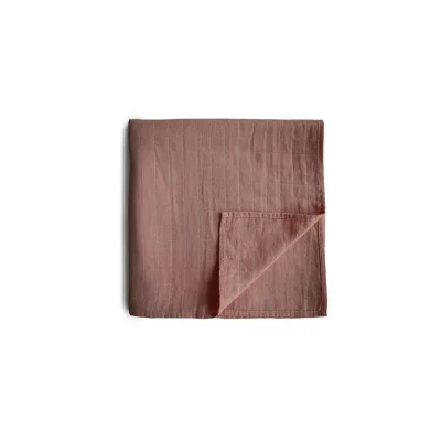 Mushie Organic Muslin Swaddle