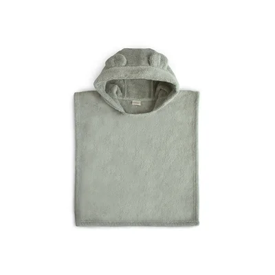 Mushie Poncho Towel - One size (1-3 years) / Bear Moss / Bear Moss / One size (1-3 years)