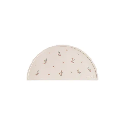 Mushie Silicone Mat - Pink Flowers