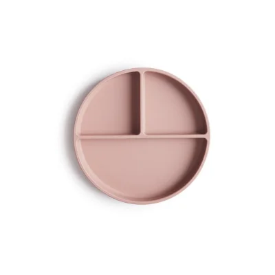 Mushie Silicone Suction Plate - Stone — image 2