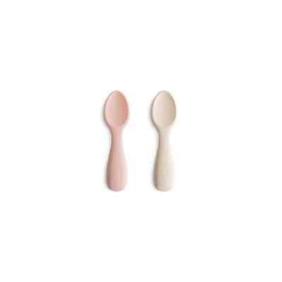 Mushie Silicone Toddler Starter Spoons