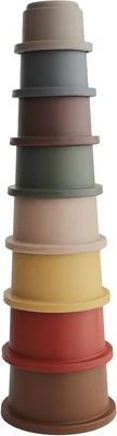 Mushie Stacking Cups - Retro