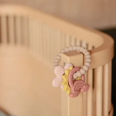 Mushie - Teething Ring - Nature - Nature / 3+ months