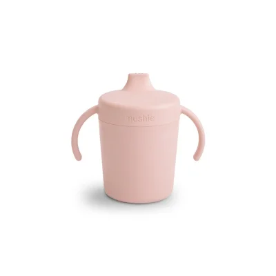 Mushie Trainer Sippy Cup - Blush