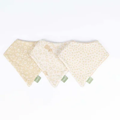 Muslin Bandana Bibs 3 Pack