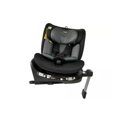My Babiie I-Size Spin Car Seat - Black Herringbone (MBCSPINBH) — image 3