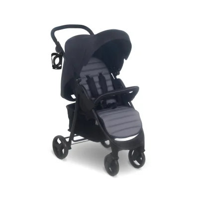 My Babiie MB30 PLUS Pushchair - Black/Grey (MB30BG)