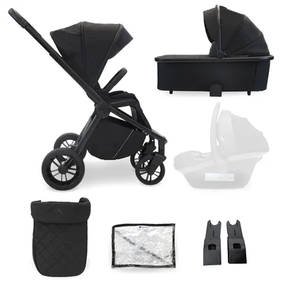 My Babiie MB450 2-in-1 Pushchair & Carrycot- Black