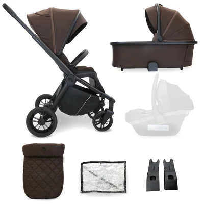 My Babiie MB450 2-in-1 Pushchair & Carrycot- Chocolate