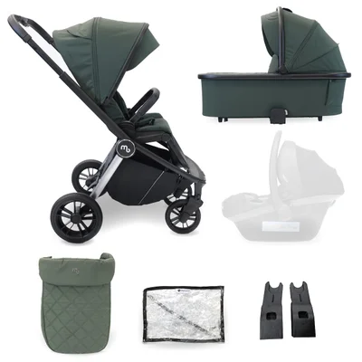 My Babiie MB450 2-in-1 Pushchair & Carrycot- Forest Green - Green