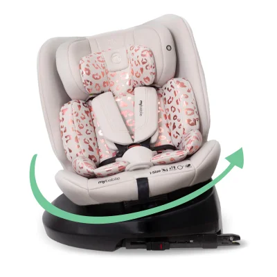 My Babiie MBCS200 Spin R129 Group 0+/1/2/3 Car Seat with Top Tether