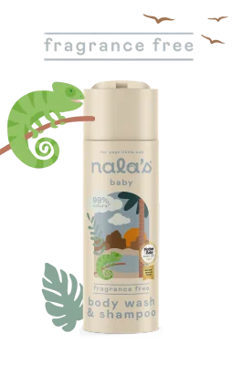 Nala's Baby Body Wash & Shampoo (Fragrance Free) 200ml