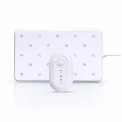 Nanny BM-02 Medically Certified Baby Sensor Breathing Monitor - White