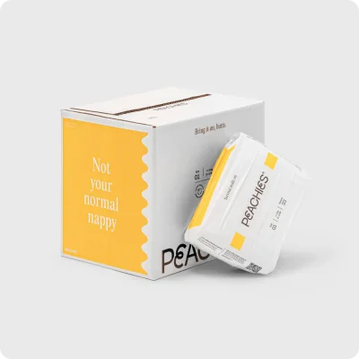 Peachies Size 2 Nappy Subscription - 4 - 6 Kg
