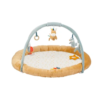Nattou Felix and Leo Stuffed Playmat with Arches