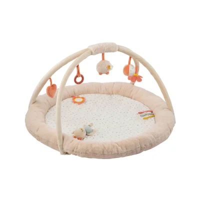 Nattou Mila, Zoe and Lana Stuffed Playmat with Arches