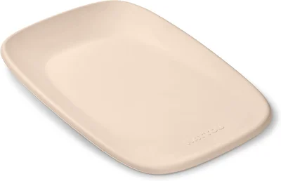 Nattou Premium Soft Foam Baby Changing Mat – Comfortable, Washable Pad for Newborns and Infants, Gentle Support, 50x70 cm, Neutral Beige – Warm, Safe, Stylish - Beige