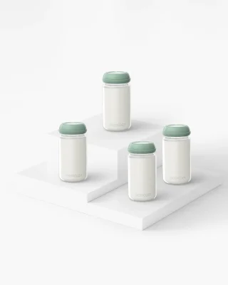 Natural Baby Bottle Compatible with Momcozy Cooler, 4PCS