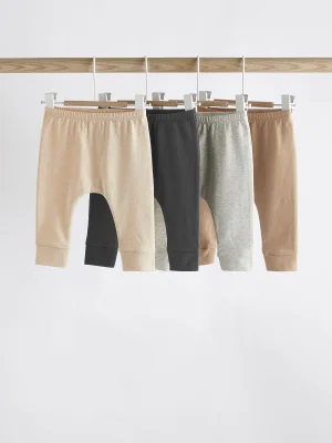 Neutral Baby Leggings 4 Pack (0mths-3yrs)