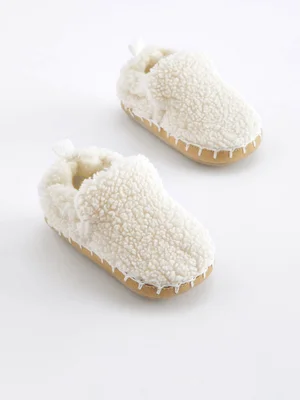 Neutral Cosy Slip-On Baby Shoes