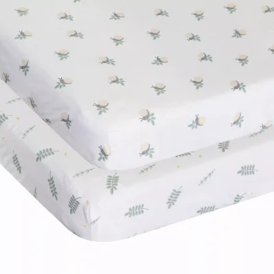 Next2Me Bamboo Forever Cot Set 2 Pieces - Greenery