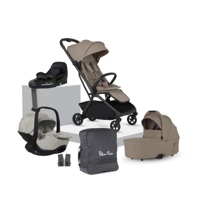 Nia Champagne Compact Travel System Natural Taupe (8 Piece)
