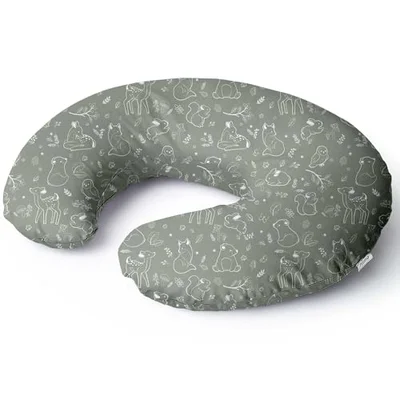 Niimo Nursing Pillow - Oeko-TEX® Standard 100, Ergonomic Baby Support Pillow, Machine-Washable Baby Feeding Pillow, Multifunctional Feeding Pillows for Breastfeeding & Bottle-feeding, 100% Cotton