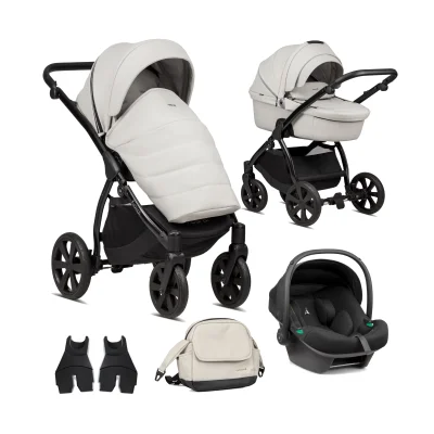 Noordi Fjordi 3in1 Travel System with Terra i-Size Car Seat - Grey