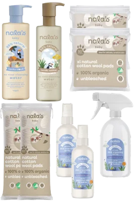 Nordic & Vanilla Newborn Safe Nappy Change Essentials
