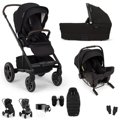 Nuna Mixx Next + PIPA URBN Travel System- Caviar