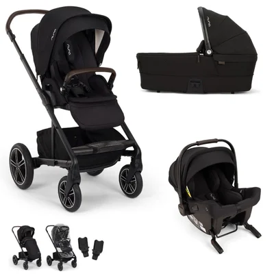 Nuna Mixx Next + PIPA URBN Travel System- Caviar
