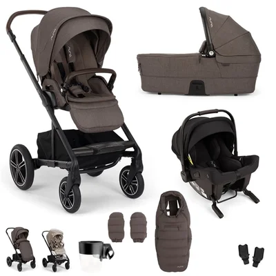Nuna Mixx Next + PIPA URBN Travel System- Chestnut