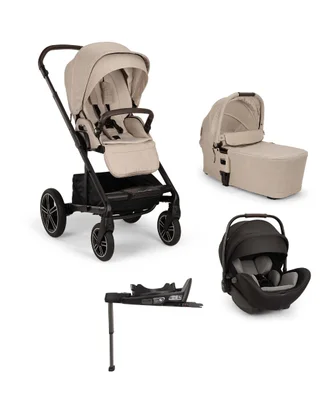 Nuna MIXX Next Pushchair Bundle with ARRA Flex Car Seat & BASE Curv Base