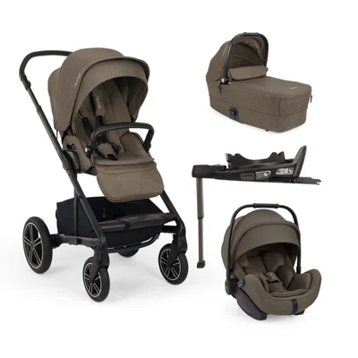 Nuna MIXX NEXT with ARRA FLEX & BASE CURV Travel System- Pistachio