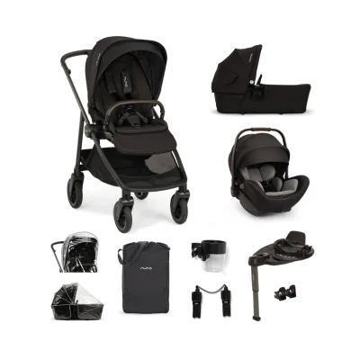 Nuna SWIV ARRA flex, BASE curv Travel System Bundle