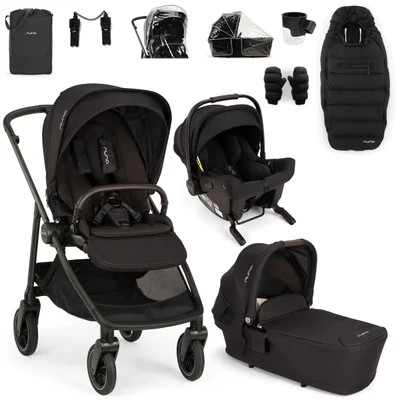 Nuna SWIV + PIPA URBN Travel System- Caviar - Cavair