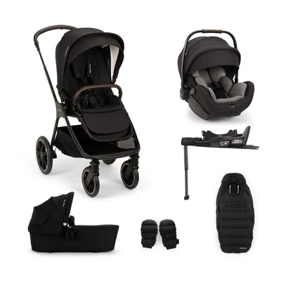 Nuna TRIV LX + ARRA FLEX & BASE CURV Travel System