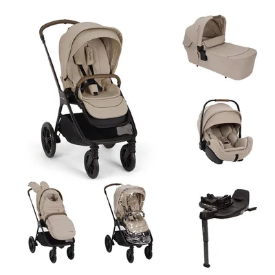 Nuna TRIV LX + ARRA FLEX & BASE CURV Travel System - Cosmopolitan