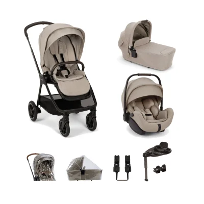 Nuna TRIV Next ARRA Flex Bundle - Chateau - Beige