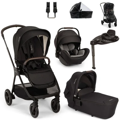 Nuna TRIV Next + ARRA Flex Travel System- Caviar