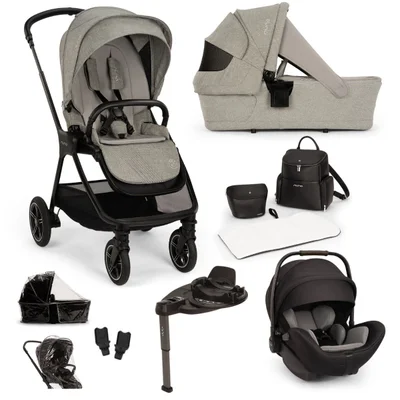 Nuna TRIV Next BMW + Arra Flex Travel System- Graphene - Without Changing Bag