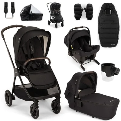 Nuna TRIV Next + PIPA URBN Travel System- Caviar