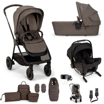 Nuna TRIV Next + PIPA URBN Travel System- Chestnut