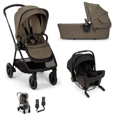 Nuna TRIV Next + PIPA URBN Travel System- Pistachio - Without Footmuff + Cup Holder Withou