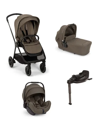 Nuna Triv Next Pushchair Bundle with Arra Flex Car Seat & Base - Pistachio
