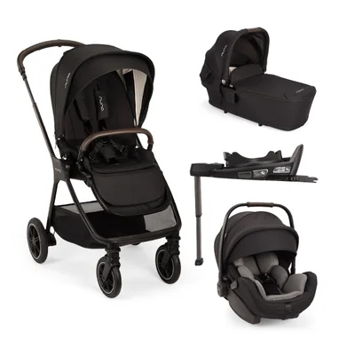 Nuna TRIV NEXT with ARRA FLEX & BASE CURV Travel System